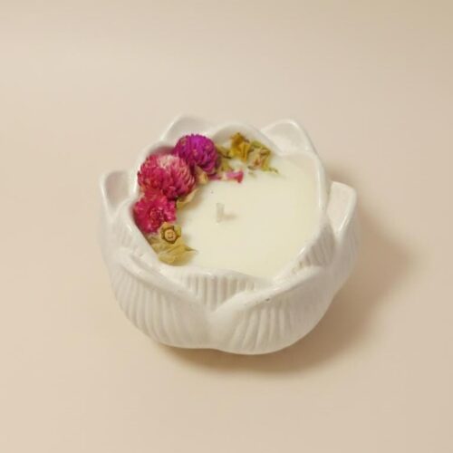 Vela aromática flor de loto