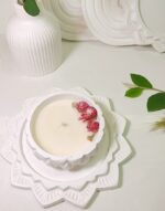 Vela aromática texturizada