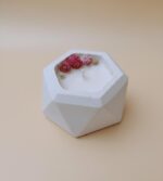 Vela aromática hexagonal